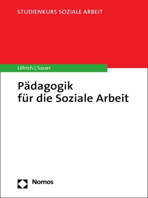 cover image of Pädagogik für die Soziale Arbeit